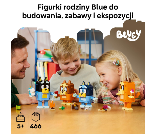 LEGO BLUEY 11217 Rodzina Blue z klocków - 1529715 - zdjęcie 4